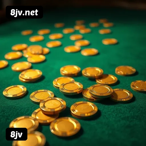 8jv bônus R$5.000 + 500 giros - Rollover 35x, prazo 30 dias, 38% taxa conversão